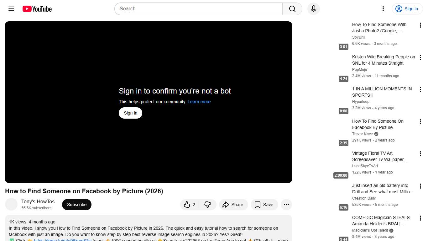 How to Find Someone on Facebook by Picture (2026) - YouTube